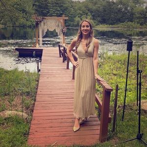 Gold greek goddess dress!